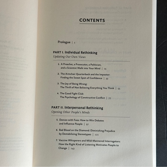 Think Again by Adam Grant | Self-Help, Psychology | Hardcover Book - Picture 9 of 10